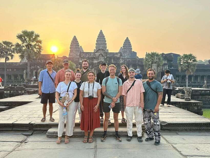 Siem Reap: Angkor Wat: Small-Group Sunrise or Sunset Tour - Angkor Wat’s first three hours: more than a look, a guided read