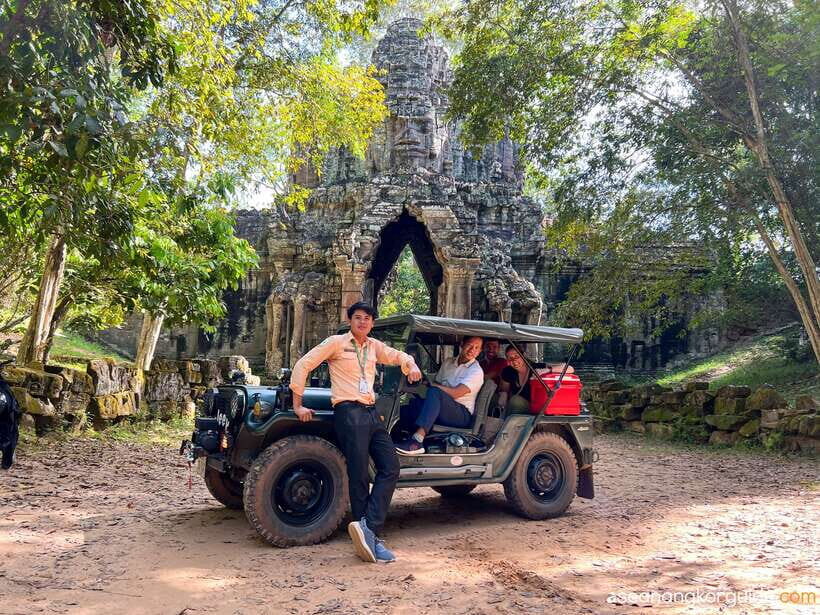 Siem Reap: Angkor Wat Sunrise and Market Tour by Jeep - Jeep Sunrise at Angkor Wat: the light is the whole point