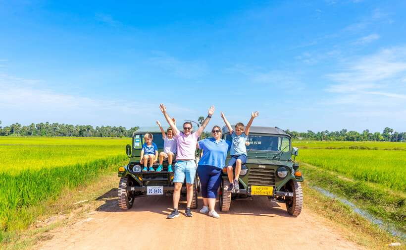 Siem Reap: Countryside Jeep Tour / SUV Car Available - Svay Romiet Pagoda: monk blessing and a Khmer fortune