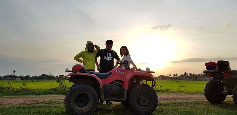 Siem Reap: Countryside Quad Bike Sunset Adventure - Washing up and heading back: mud off, drink on, hotel drop-off