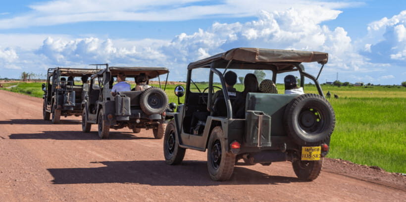 Siem Reap: Countryside Sunset Jeep Tour / SUV Available - Lotus Farm sunset: drinks, views, and the right time of day