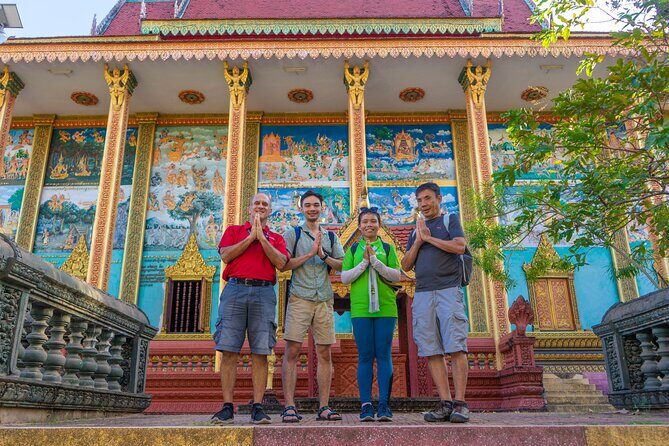 Siem Reap Countryside Sunset Vespa Tour / Tuk Tuk Available - Stop 3: Wat Po Banteaychey (Temple + Pond + Farm-Route Variety)