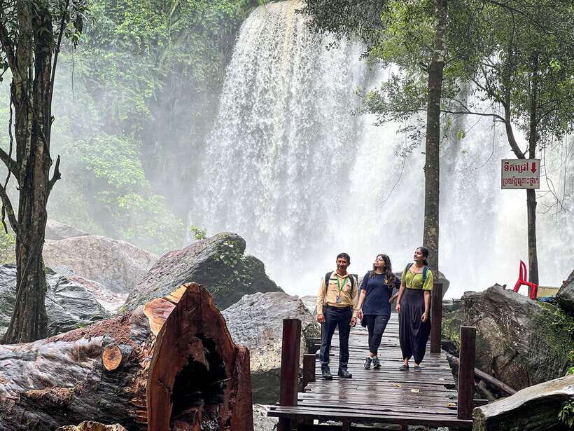 Siem Reap: Kulen Mountain, Beng Mealea and Tonle Sap Tour - Kulen Mountain and the waterfall that anchors the whole day