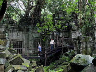 Siem Reap: Kulen Mountain, Beng Mealea, and Tonle Sap Tour - Phnom Kulen National Park: Waterfalls, the Reclining Buddha, and the 802 AD River