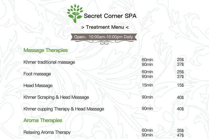 Siem Reap Luxurious Khmer Spa & Massages (Reservation ONLY) - Price and Value: The $5 Reservation Isn’t the Final Number