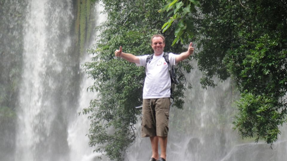 Siem Reap: Magical Kulen Mountain by Cambodiajeep - Waterfall time: refreshing swim at one of Cambodia’s larger falls