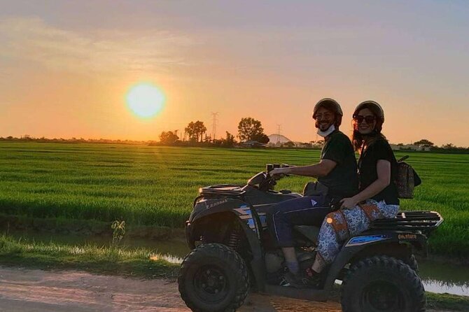Siem Reap Rustic Side Quad Bike Adventure - The one-hour quad session: muddy rice fields and photo time