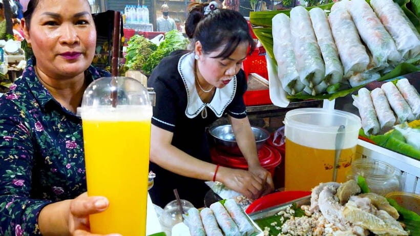 Siem Reap Street Foods Tour by Tuk Tuk with Personal Guide - From hotel pickup to shrine snacks and a flower-shop photo stop