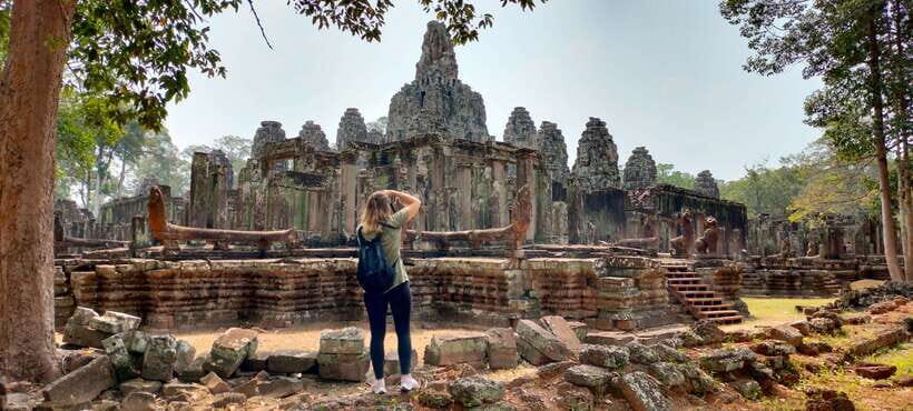 Siem Reap Tour Guide: Angkor Wat Sunrise Tour & Beng Mealea - Angkor Wat sunrise: the moat reflection moment