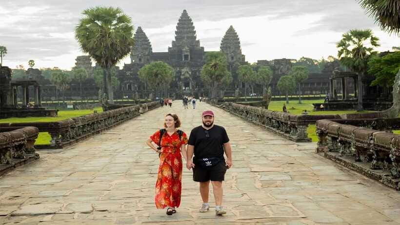 Small-Group Explore Angkor Wat Sunrise Tour with Guide - MR T-style temple commentary: what good guiding feels like