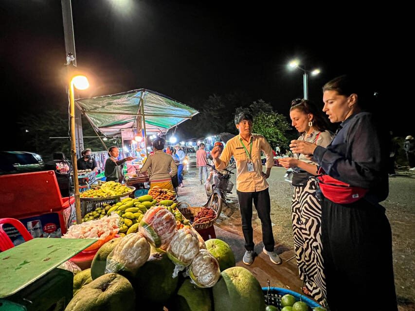 Street Food Tour and Phare Circus with Tuk-Tuk Transfers - The Night Market: Sweet Desserts, Savory Skewers, and Insects