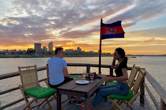 Sunset Cruise with unlimited beer & soft drinks -English speaking guide on board - Why This 90-Minute Phnom Penh Cruise Works for $16.99