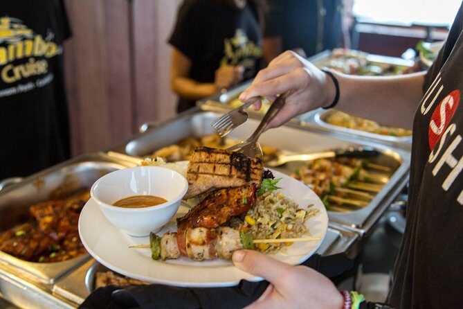 Sunset & Evening Dinner Cruise With One Way Free Pick Up - Dinner options: all-you-can-eat BBQ vs ordering from the bar/menu