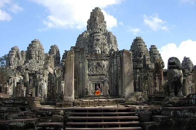 The Angkor Temples from Sunrise by Tuk Tuk - Stop 1: Angkor Wat sunrise from the main gate area